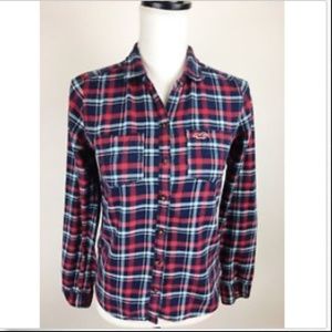 Hollister Plaid Flannel Top Size XS